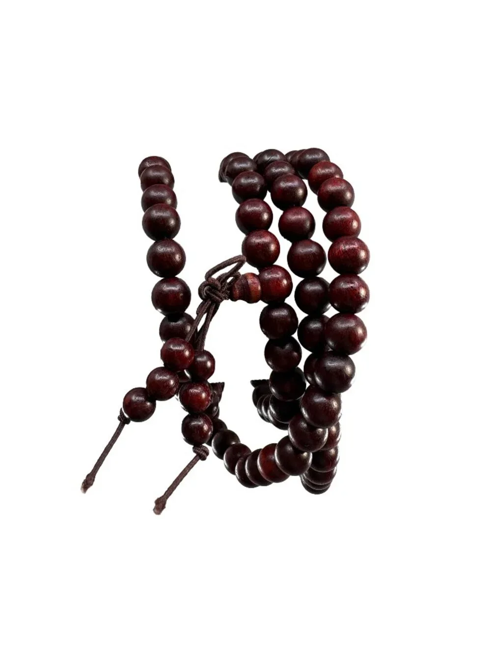 Natural Blood Sandalwood Mala Prayer 108 Beads Necklace/Bracelet 8mm 28.9g